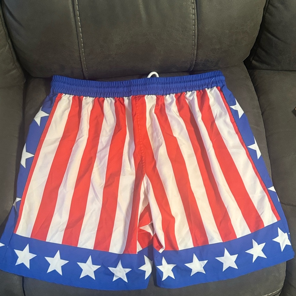 RSVLTS Rocky Balboa Stars & Stripes shorts size XL - Picture 8 of 8